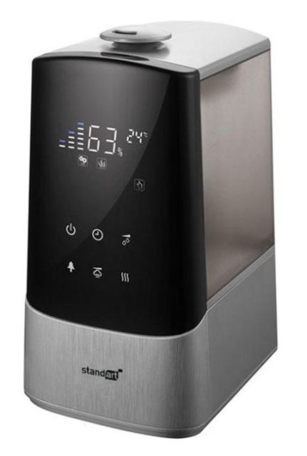 Umidificator Standart SPS-913A, 5 L, 110 W, Recomandat pentru incaperi de pana la 50 mp (Argintiu)
