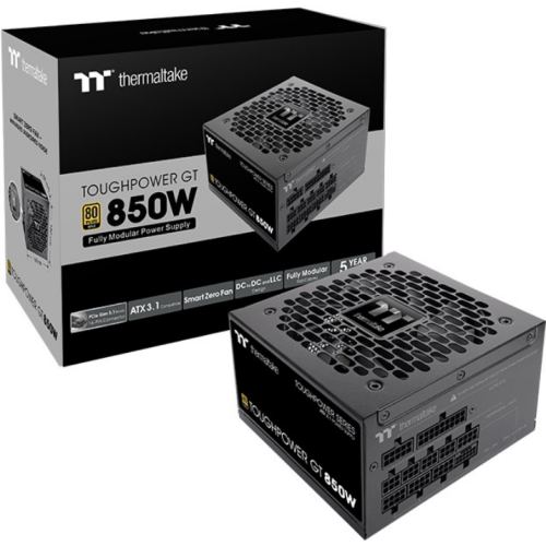 Thermaltake Sursa alimentare Thermaltake ToughPower GT 850 W, ATX 3.1, 80 Plus Gold, Full modulara, Negru