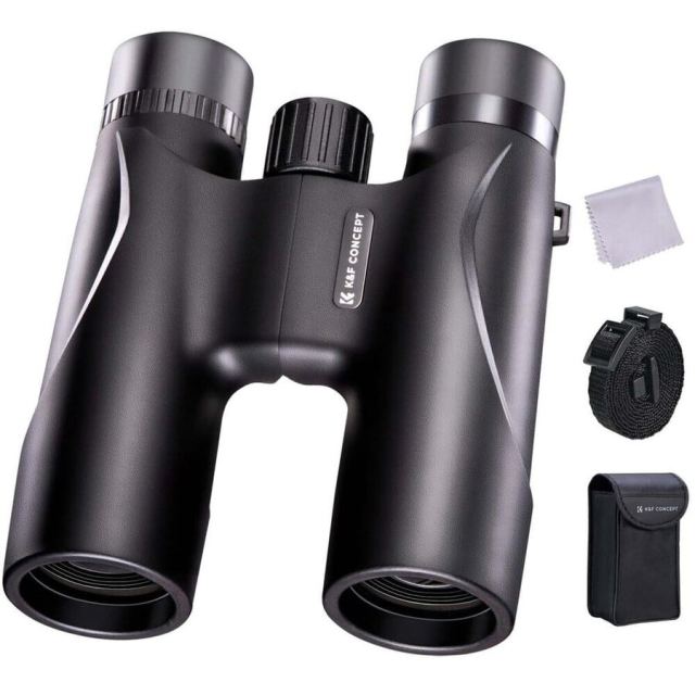 K&F&nbsp;Concept K&F Concept Binoclu Telescop Waterproof 12x32, KF33.071, Negru