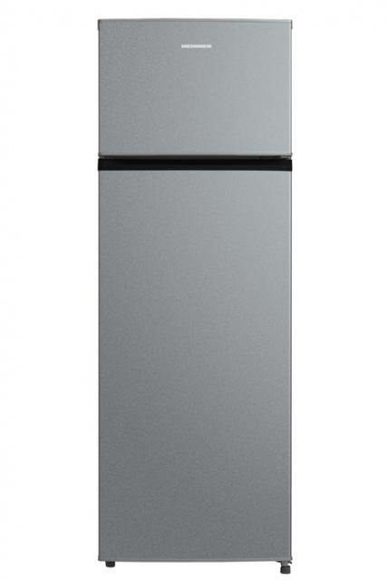Frigider cu 2 usi HEINNER HF-M235ESE++, 235 L, Clasa E, Super racire, Super Congelare, Lumina LED, Usi reversibile (Argintiu)