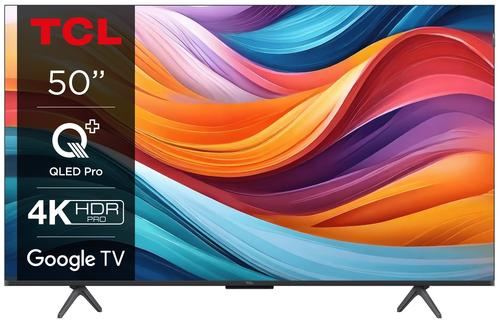 Televizor QLED TCL 127 cm (50inch) 50T7B, Ultra HD 4K, Smart TV, WiFi, CI