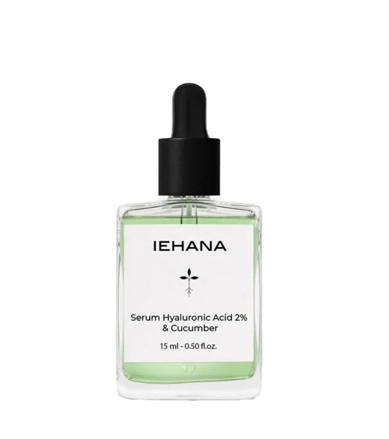 Serum Antirid cu Acid Hyaluronic 2% & Castravete, Toate Tipurile de Ten, 15 ml