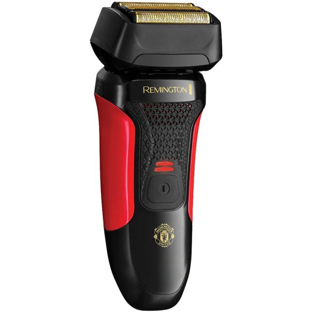 REMINGTON Aparat de ras Remington Style Series F4 Manchester United Edition F4005, ConstantContour, ControlCut, 100% rezistent la apa, Negru/Rosu