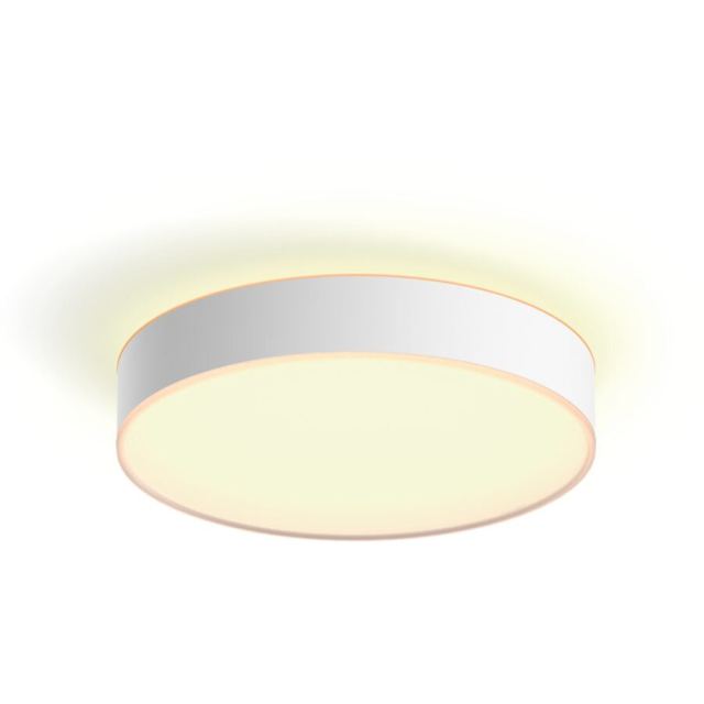 Philips Plafoniera LED inteligenta Philips Hue Enrave, Bluetooth, 19.2W, 2450 lm, 38.1 cm, Intrerupator cu variator inclus, clasa energetica F, Alb