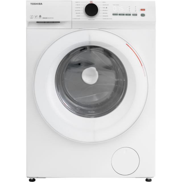 Toshiba Masina de Spalat Rufe Frontala Toshiba TW-T21BU80UWBK(WW), Slim, Capacitate 7KG, 1200RPM, Clasa A, Functie AROMA+, Functie Abur Tehnologie UFB Wi-Fi, Motor Inverter ,Alb