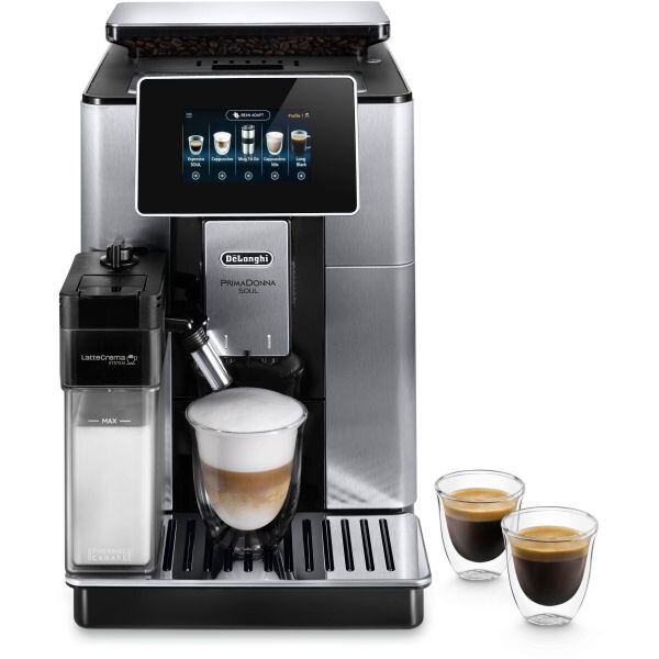 Delonghi Espressor Delonghi Ecam610.75.MB, 1450 w, Argintiu