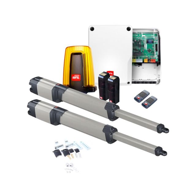 Kit automatizare poarta batanta BFT Kustos BT B25, 400 Kg/canat, 2.5 m/canat, 24V, 180 W