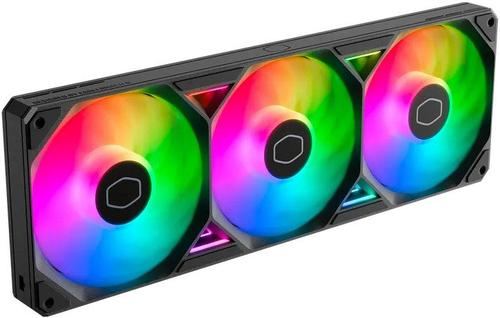 Ventilator Cooler Master SickleFlow Edge 360 ARGB, 2500 RPM, 4-Pin PWM (Negru)