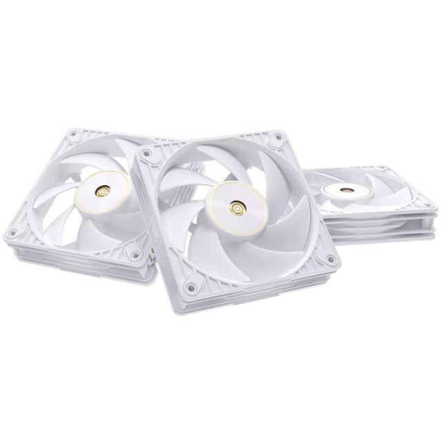 Asus Set Ventilatoare PC ASUS ProArt PF120, 3x120mm, FDB, 1400-3000 rpm, 47.4-104.8 cfm, 7.3 mmH2O (Alb)