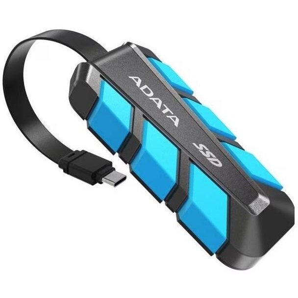 Adata SSD Extern ADATA SC740, 1TB, USB Type-C 3.2, Negru/Albastru