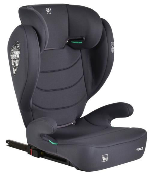 Scaun auto Moni i-Race, IsoFix, i-Size, 100-150 cm, Gri