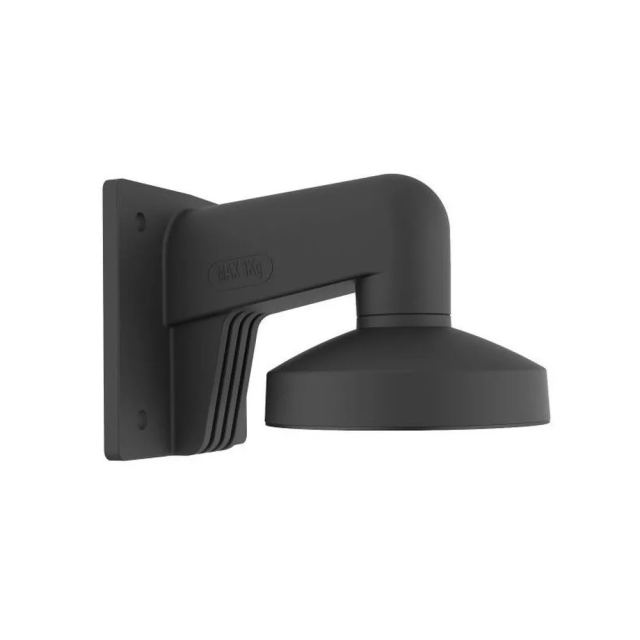 Suport montaj pe perete cu doza de jonctiune pentru camere tip Mini Dome Hikvision DS-1272ZJ-120B, negru