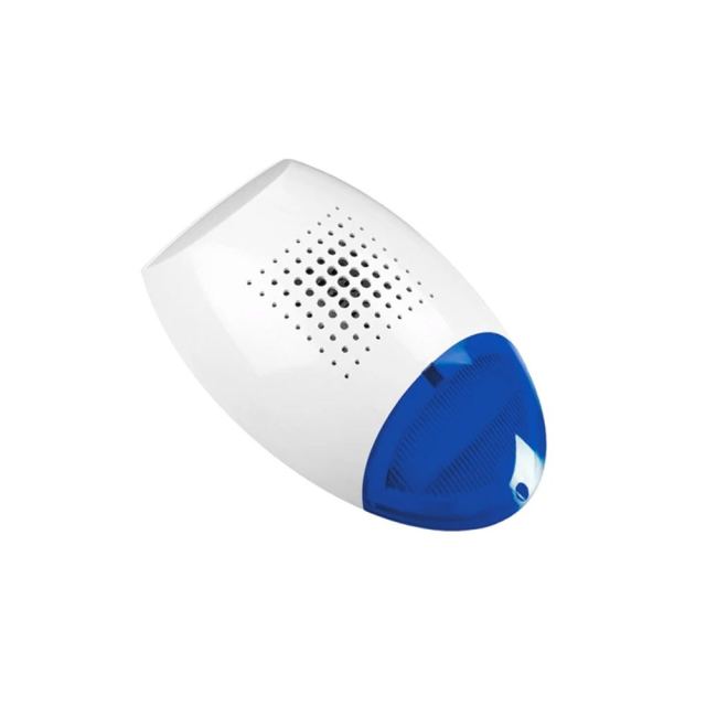 Sirena stroboscopica de exterior Satel SP-500 BL, avertizare sonora, 120 dB, LED, tamper