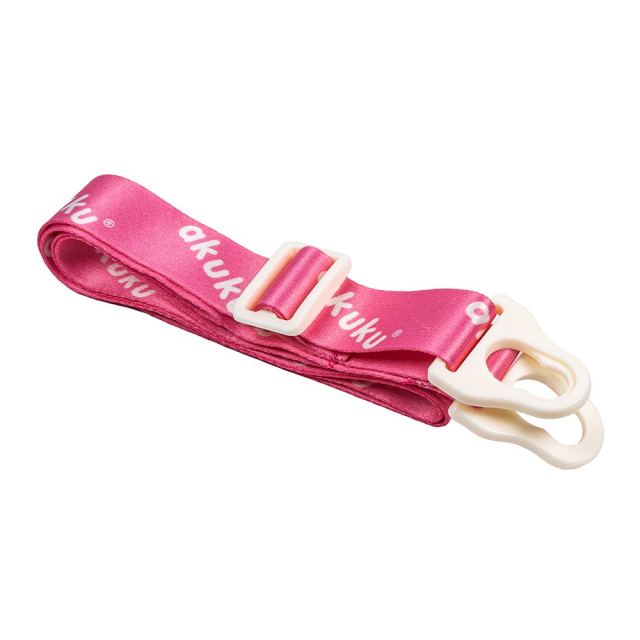 Sticla de apa pentru copii Akuku Roz cu pai, utilizare gradinitascoala, sistem dublu de utilizare, material tritan, capacitate 480ml, prevazuta cu maner si curea transport, inchidere de siguranta
