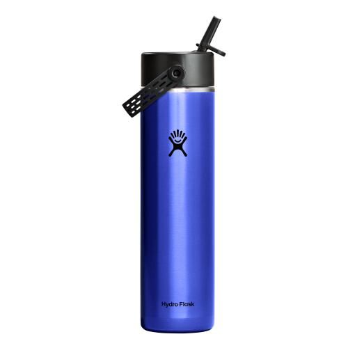 Sticla termos, inox, 710ml, Hydro Flask Lightweight Straw Sapphire Blue