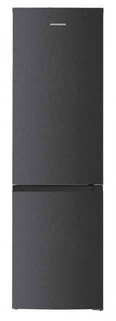 Combina frigorifica HEINNER HCNF-HM293INVDGD, 293 L, Total No Frost, Clasa D, Lumina LED, H 186 cm (Gri antracit)