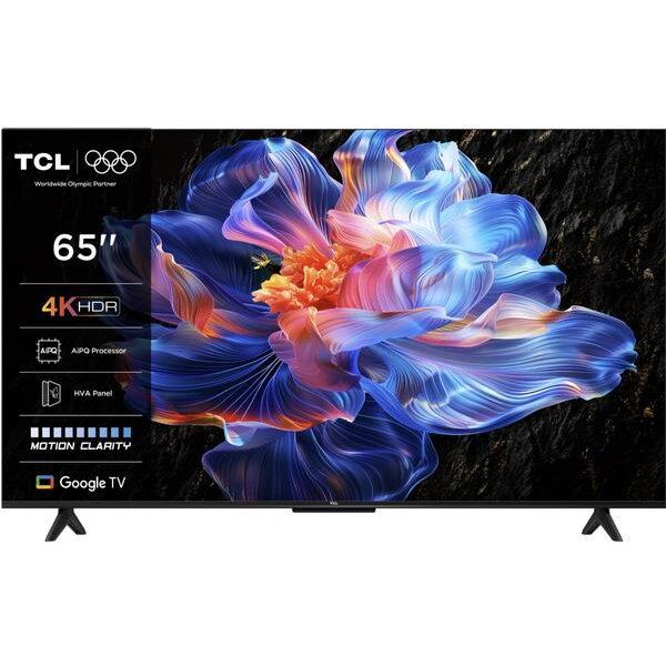 TCL Televizor LED TCL 165 cm (65) 65P6K, Ultra HD 4K, Smart TV, WiFi, CI+, Negru