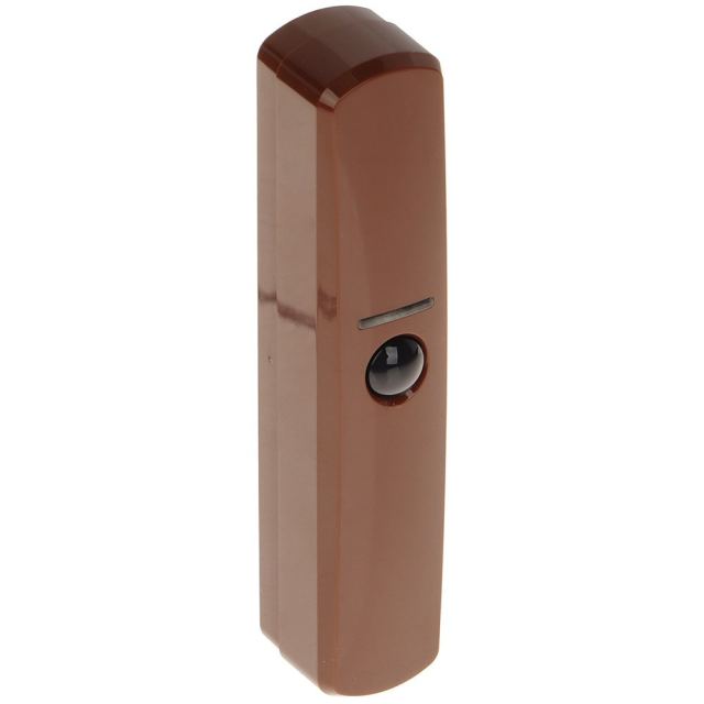 Detector de miscare wireless PIR tip perdea Satel Be Wave ACD-220 BR, 868 MHz, RF 2000 m, 5x1 m, 15 grade, ajustabil, senzor temperatura, tamper, autonomie 2 ani, maro