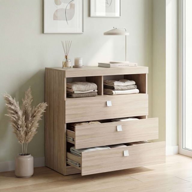Comoda dormitor LINEA, 3 sertare