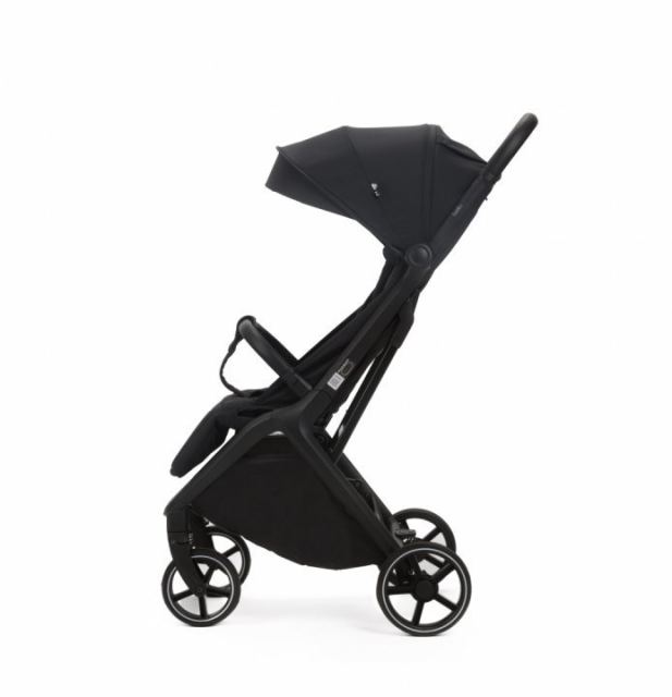 Carucior sport pentru copii Adamex Bello Midnight Black tip troller, pliere automata, copertina XXL, pana la 22 kg, 6 luni+