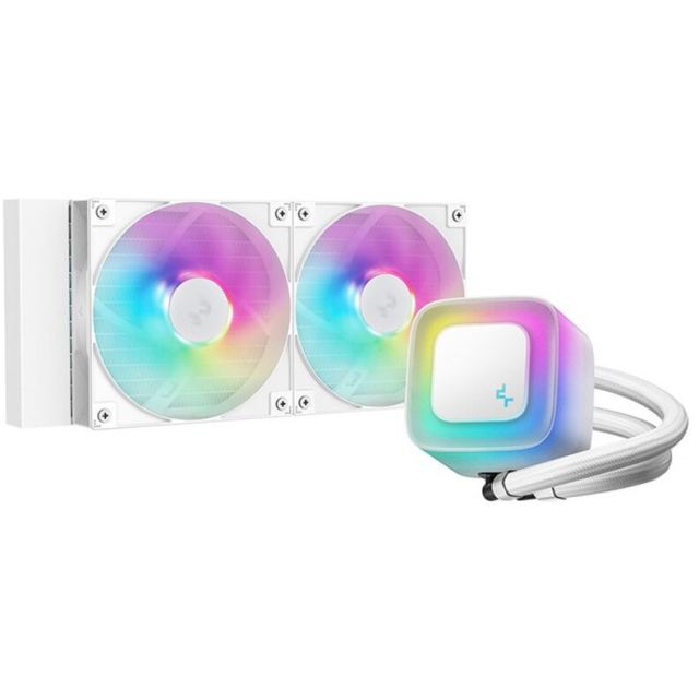 Deepcool Cooler Procesor DEEPCOOL LE240 V2, ARGB, Alb