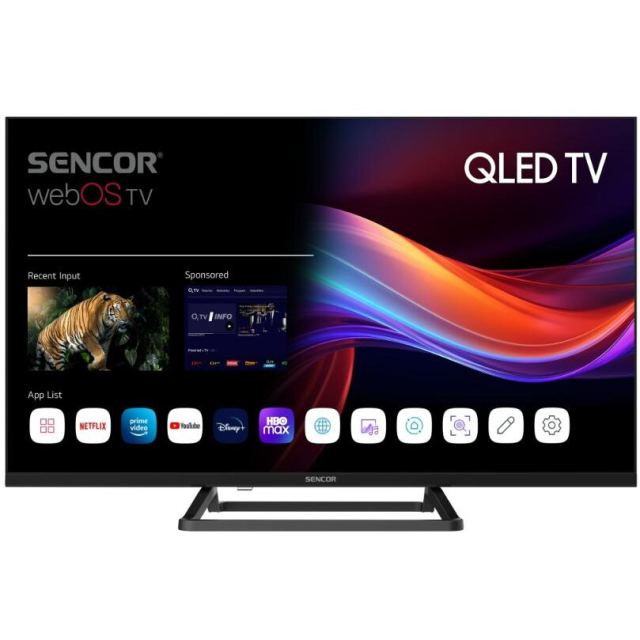Sencor Televizor QLED Sencor 80 cm (32) SLE 32QF860B, Full HD, Smart TV, WiFi, CI+, Negru