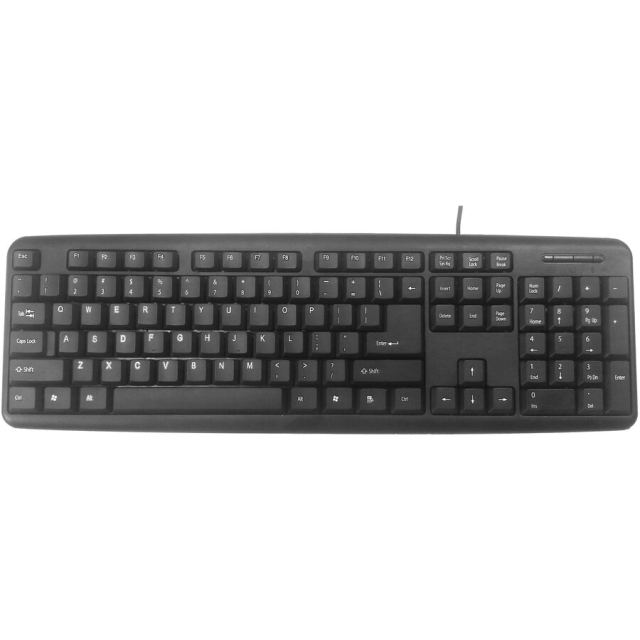 GEMBIRD Tastatura Gembird KB-U-103, USB, RU layout, Negru