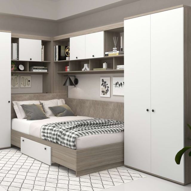 Dormitor complet AMBRO 10 cu saltea inclusa