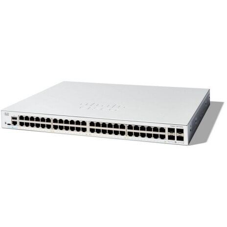 Cisco Switch Cisco Catalyst 1300-48T-4X, Management, 48 porturi Gigabit Ethernet, 4 porturi 10 Gigabit SFP+