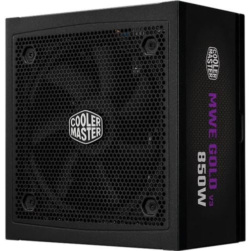 COOLER&nbsp;MASTER Sursa alimentare Cooler Master GX II Gold V3, 850 W, 80 Plus Gold, Full Modulara, Negru
