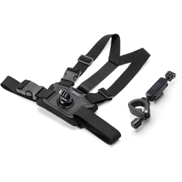 DJI Kit accesorii ciclism DJI Osmo Action/3, prindere piept, prindere ghidon, NM/ CP.OS.00000244.01, Negru