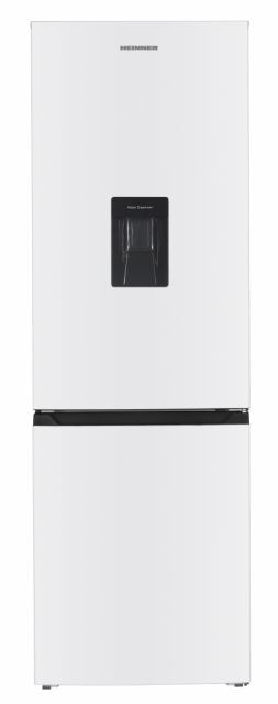 Combina frigorifica HEINNER HC-HM313WDE++, 313 L, Clasa E, Lumina LED, Usi reversibile, H 185.8 cm (Alb)