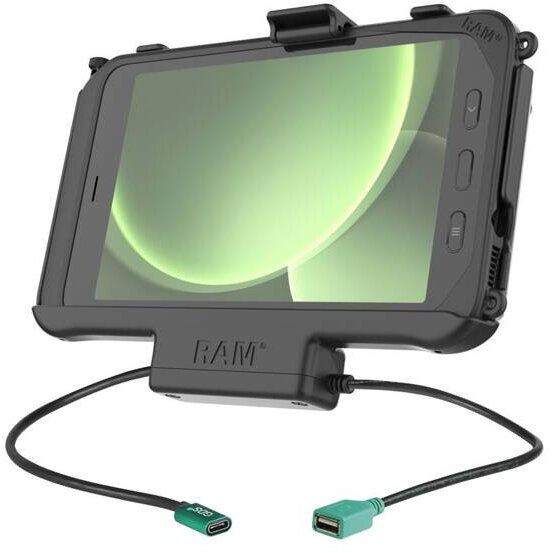 RAM&nbsp;MOUNTS RAM® EZ-Roll'r™ Power + Data Dock Samsung Tab Active5 &amp; 3