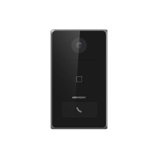 Videointerfon de exterior IP Hikvision DS-KV6133-ME1, 2 MP, IP65, aparent