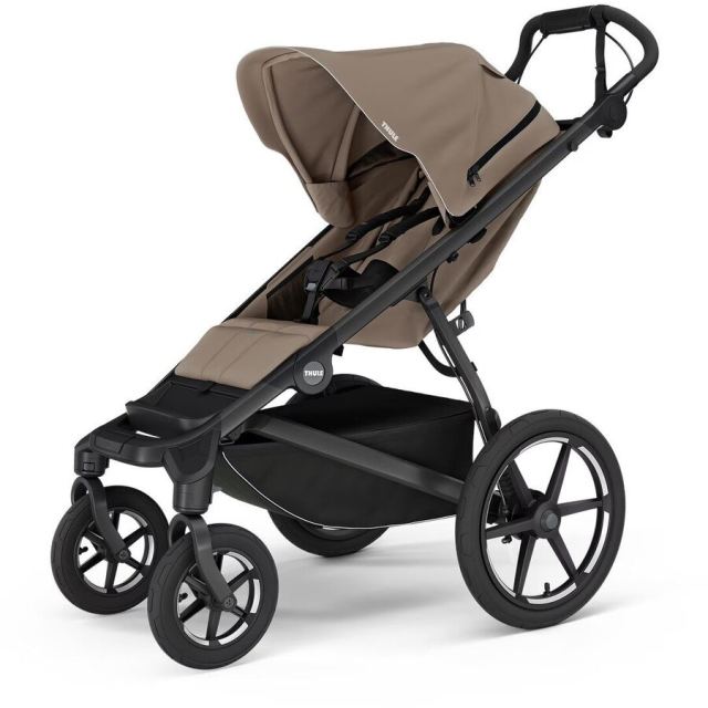 Thule Carucior Thule Urban Glide 4 all-terrain cu catarama hamului magnetica, Maro