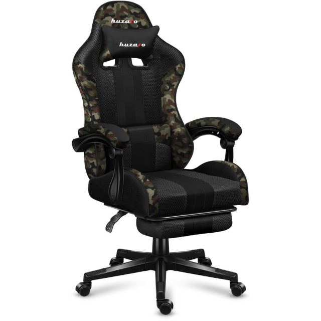 Huzaro Scaun de gaming, Huzaro Force 4.7, Camo Mesh, Suport Picioare, Functia Seat Rest, Camo