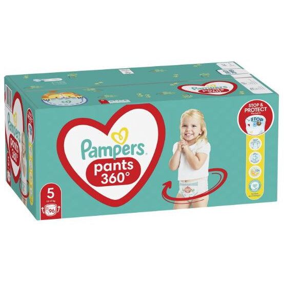 PAMPERS Scutece-chilotel Pampers Pants Mega Box Marimea 5, 12-17 kg, 96 buc