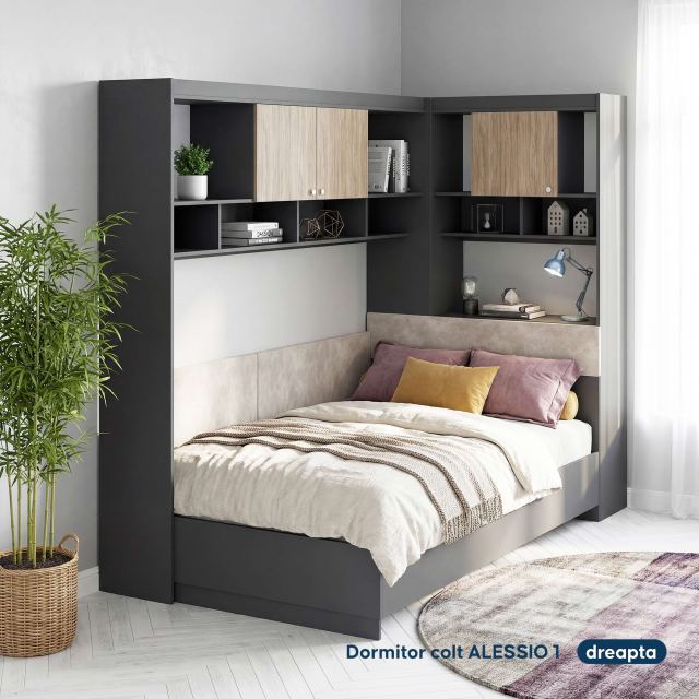 Set dormitor pe colt ALESSIO 1
