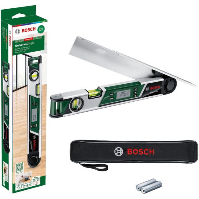 BOSCH Goniometru Bosch UniversalAngle 06036760Z1, masurare rapida si usoara a unghiurilor cuprinse intre 0° si 220°