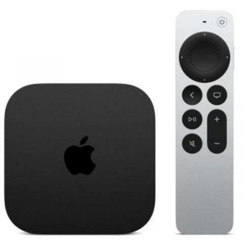 Apple TV 4K (2022), 128GB Flash, Bluetooth, Wi-Fi, LAN, Generatia 3 (Negru/Argintiu)
