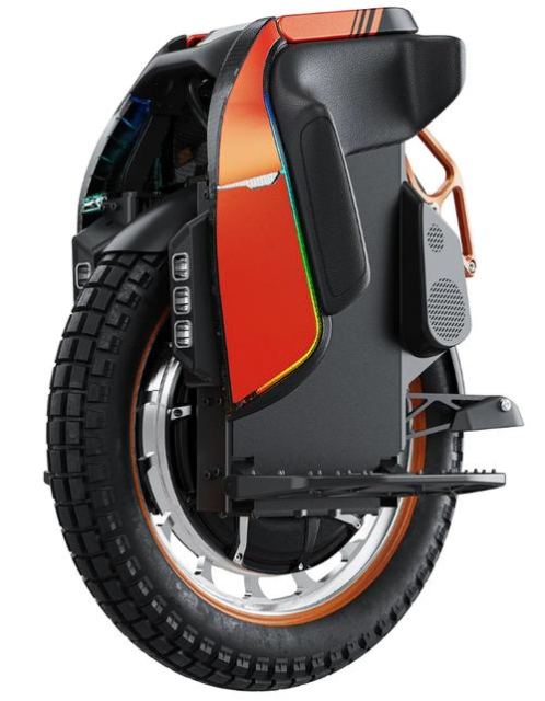 Monociclu electric KingSong S19 Pro, viteza maxima 60km/h, Autonomie 150km, Motor 3500W, Roata 18inch, baterie Samsung  1776Wh, Lumini LED (Negru)