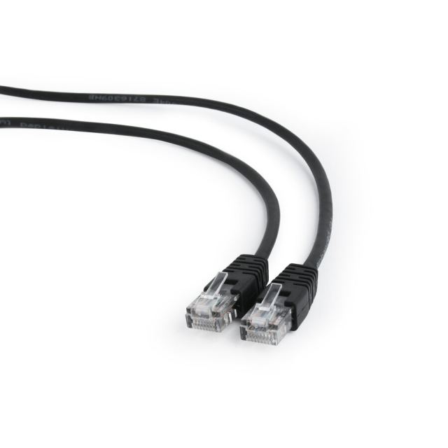 GEMBIRD Gembird patchcord RJ45, cat.5e, UTP, 0.5m, black