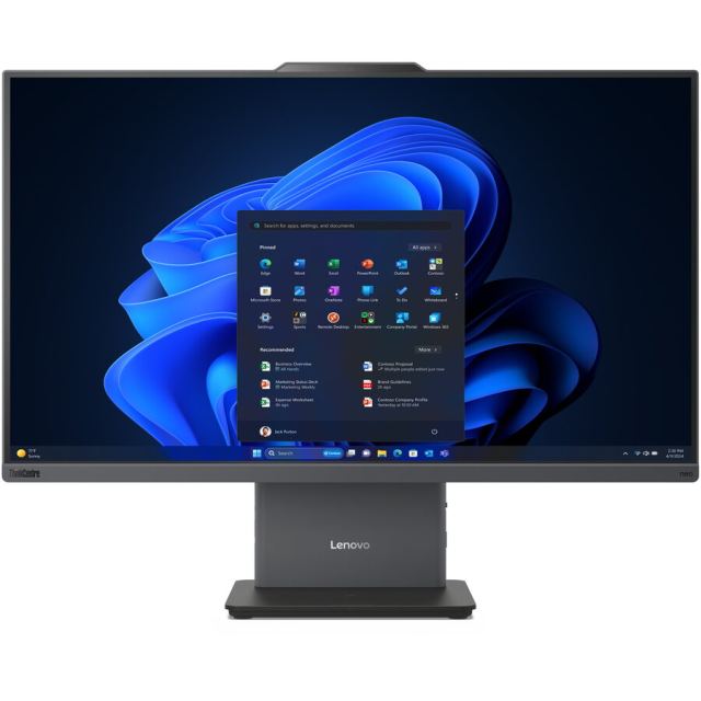 Lenovo All In One PC Lenovo ThinkCentre neo 50a Gen 5, 27 inch FHD IPS Touchscreen, Intel® Core™ 7 240H 2.5GHz Raptor Lake, 16GB RAM, 512GB SSD, Intel Graphics, Camera Web, no OS