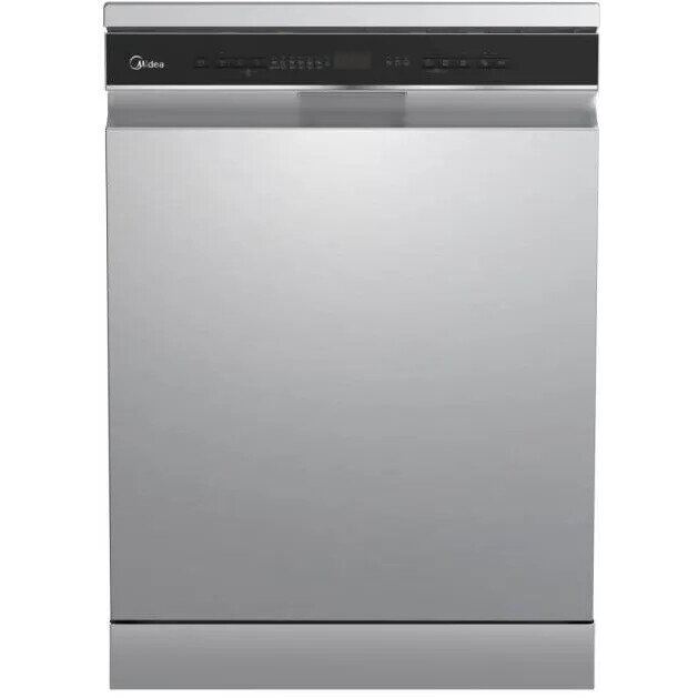 Midea Masina de spalat vase Midea MDWEF1433DSS-W, 14 seturi, 9 programe, 60 cm, Clasa C, Argintiu