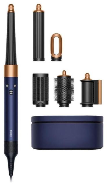 Ondulator Dyson Airwrap HS08 ID Straight+Wavy, 1300 W, 3 trepte temperatura, 3 viteze, Flux de aer 13.5 l/s (Albastru/Cupru)