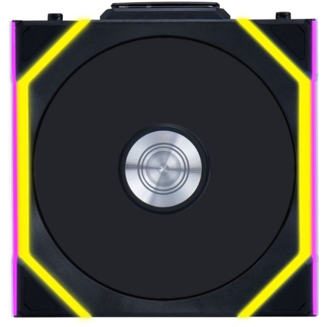LIAN&nbsp;LI Ventilator Carcasa LIAN LI UNI SL WIRELESS, ARGB, 120 mm, viteza 400 - 2000 RPM, Negru