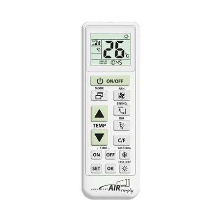 Telecomanda aer conditionat OEM K-JL42533-UNI, universala (Alb)