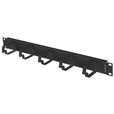 LANBERG Panou Management Cabluri Lanberg 19 inch 1U, 5 Inele, Tip B, Negru, AK-1701-B