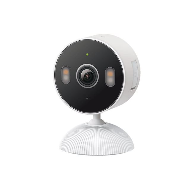 Camera supraveghere interior wireless WiFi cu iluminare duala TP-Link Tapo C113, 3 MP, 3.16 mm, IR 12 m, 2.4 GHz, microfon si difuzor, detectie miscare/planset, alarma, slot card