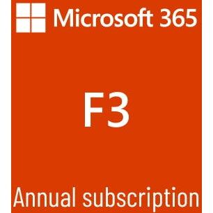 Microsoft Licenta Microsoft 365 F3, Abonament Anual, 1 Utilizator